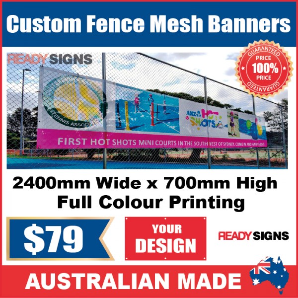 Mesh Banner 2400mm x 700mm
